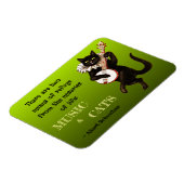 Zwei Schutzmittel Musik Katzen Schweitzer Magnet (Linke Seite)