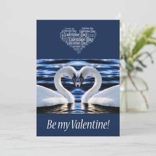 Zwei Schwäne (Stehend Vorderseite)