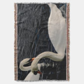 Zwei Schwäne Decke (Vorderseite Vertikal)