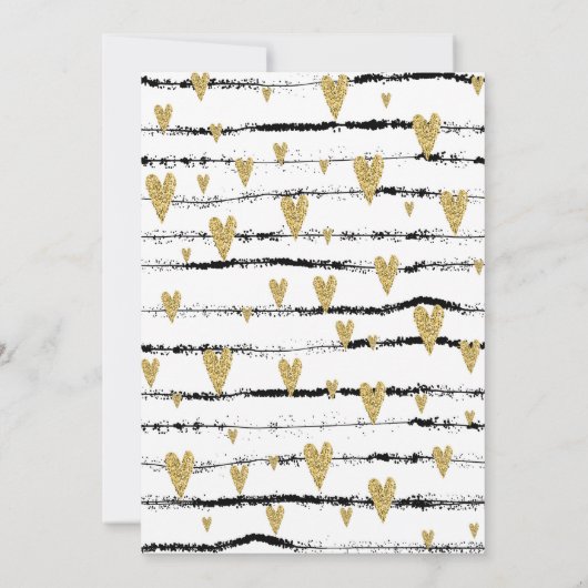 Zwei Schwäne in Liebe, weiße Brautdusche Einladung (Rückseite)