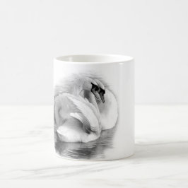 Zwei Schwäne Kaffeetasse