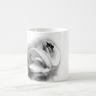 Zwei Schwäne Kaffeetasse