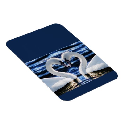 Zwei Schwäne Magnet (Rechte Seite)