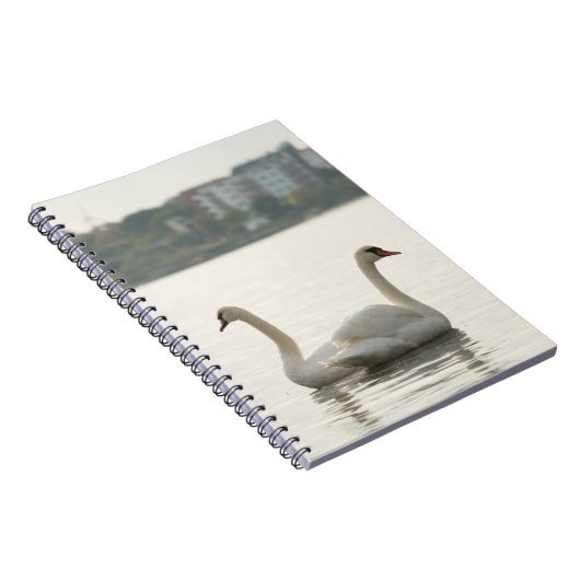 Zwei Schwäne Notizblock (Rechte Seite)