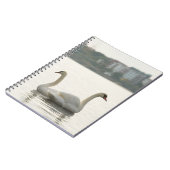 Zwei Schwäne Notizblock (Linke Seite)