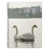 Zwei Schwäne Notizblock (Vorderseite)