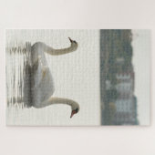Zwei Schwäne Puzzle (Horizontal)