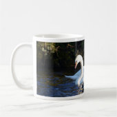 Zwei Schwäne und eine Ente Kaffeetasse (Links)