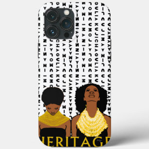 Zwei schwarze Frauen tragen Stammesnägel als Fallm Case-Mate iPhone Hülle