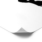 Zwei schwarze Pferde Poster (Ecke)