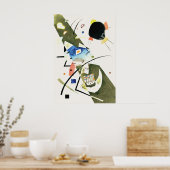 Zwei schwarze Spots - Kandinsky Poster (Küche)