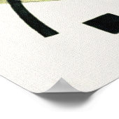 Zwei schwarze Spots - Kandinsky Poster (Ecke)