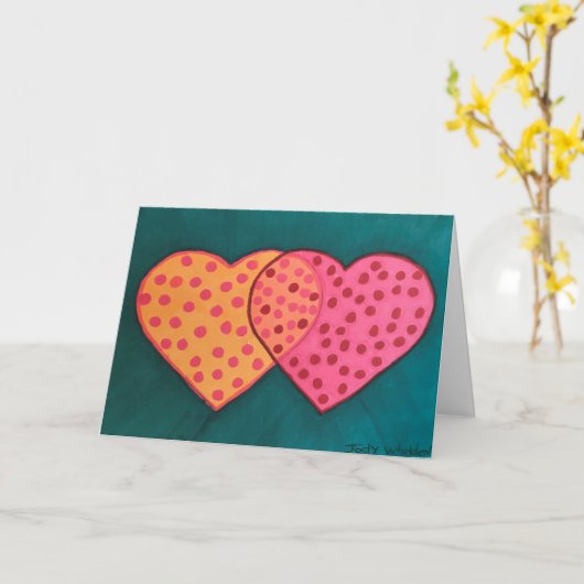 Zwei Schwerpunkte Karte (Gelbe Blume)