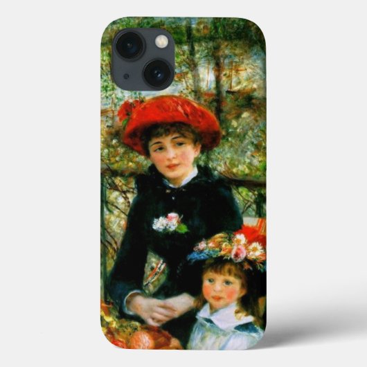 Zwei Schwestern auf der Terrasse Case-Mate iPhone Hülle (Rückseite)
