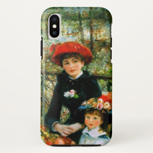 Zwei Schwestern auf der Terrasse Case-Mate iPhone Hülle (Rückseite)