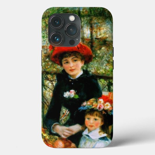 Zwei Schwestern auf der Terrasse Case-Mate iPhone Hülle (Rückseite)