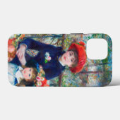 Zwei Schwestern (auf der Terrasse) Pierre Auguste Case-Mate iPhone Hülle (Rückseite (Horizontal))