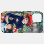 Zwei Schwestern (auf der Terrasse) Pierre Auguste Case-Mate iPhone Hülle (Rückseite (Horizontal))