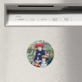 Zwei Schwestern (auf der Terrasse) Pierre Auguste  Magnet (In Situ (Geschirrspüler))