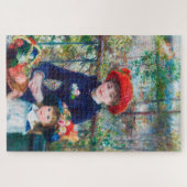 Zwei Schwestern (auf der Terrasse) Pierre Auguste Puzzle (Horizontal)