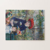 Zwei Schwestern (auf der Terrasse) | Renoir Puzzle (Horizontal)