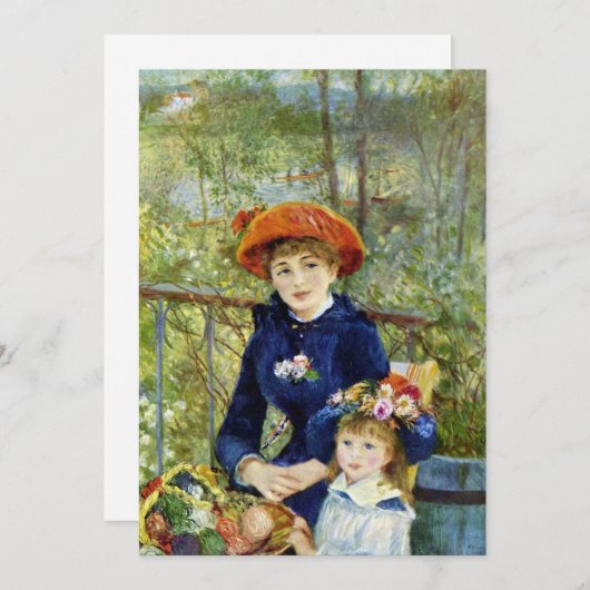 Zwei Schwestern (auf der Terrasse) von Pierre Reno (Vorne/Hinten)