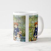 Zwei Schwestern (auf der Terrasse) von Pierre Reno Jumbo-Tasse (Vorderseite Rechts)