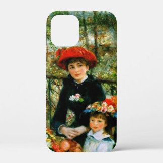 Zwei Schwestern auf der Terrasse von Renoir Case-Mate iPhone Hülle