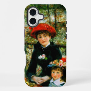 Zwei Schwestern auf der Terrasse von Renoir iPhone 16 Plus Hülle