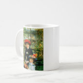 Zwei Schwestern Auf der Terrasse von Renoir Kaffeetasse (Vorderseite Links)