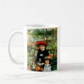 Zwei Schwestern Auf der Terrasse von Renoir Kaffeetasse (Links)
