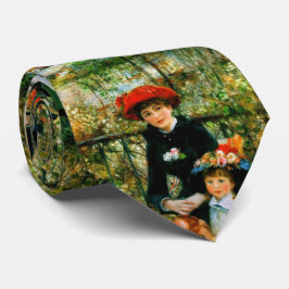 Zwei Schwestern Auf der Terrasse von Renoir Krawatte