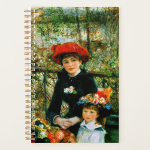 Zwei Schwestern Auf der Terrasse von Renoir Planer