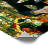 Zwei Schwestern Auf der Terrasse von Renoir Poster (Ecke)