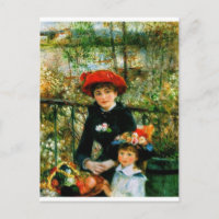 Zwei Schwestern Auf der Terrasse von Renoir