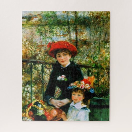 Zwei Schwestern Auf der Terrasse von Renoir Puzzle (Vertikal)