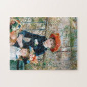 Zwei Schwestern auf der Terrasse von Renoir Puzzle (Horizontal)