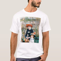 Zwei Schwestern auf Terrasse durch Renoir.