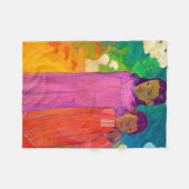 Zwei Schwestern, Gauguin Fleecedecke (Vorderseite (Horizontal))