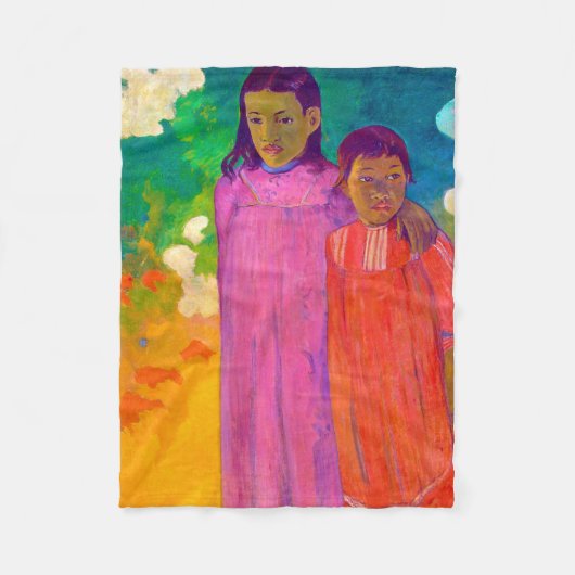 Zwei Schwestern, Gauguin Fleecedecke (Vorderseite)