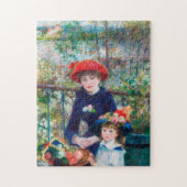 Zwei Schwestern - Renoir Impressionist Malerei 188 Puzzle (Vertikal)