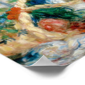 Zwei Schwestern - Renoir-Impressionist Malerei Poster (Ecke)