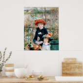 Zwei Schwestern - Renoir-Impressionist Malerei Poster (Küche)