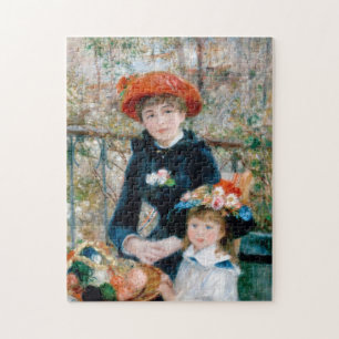 Zwei Schwestern - Renoir-Impressionist Malerei Puzzle