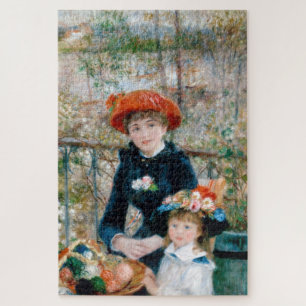 Zwei Schwestern - Renoir-Impressionist Malerei Puzzle