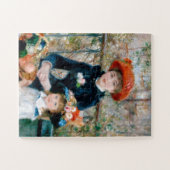 Zwei Schwestern - Renoir-Impressionist Malerei Puzzle (Horizontal)