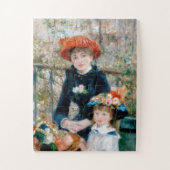 Zwei Schwestern - Renoir-Impressionist Malerei Puzzle (Vertikal)