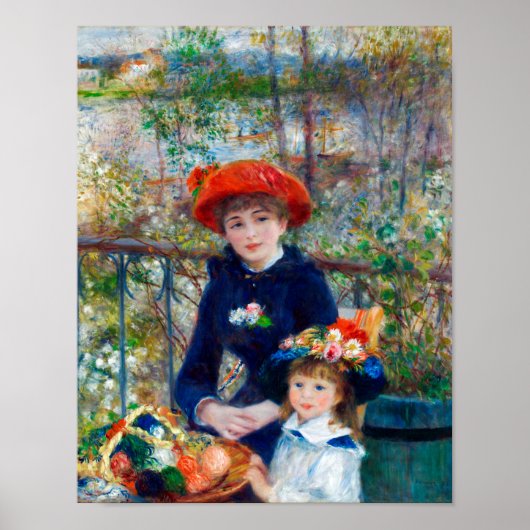 Zwei Schwestern, Renoir Poster (Vorne)