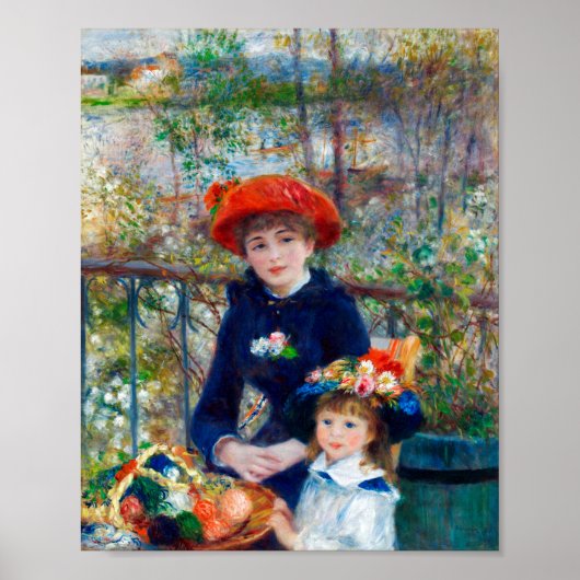 Zwei Schwestern, Renoir Poster (Vorne)
