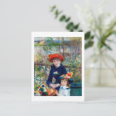 Zwei Schwestern, Renoir Postkarte (Stehend Vorderseite)